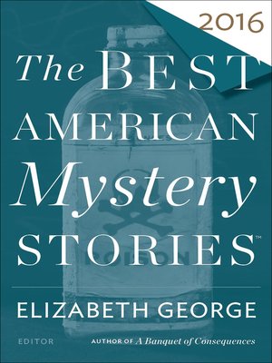 cover image of The Best American Mystery Stories 2016